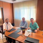 Representantes del COMTF se reunen con el Gerente del HUNSC