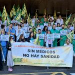 Concentración por el Estatuto Marco en el HUNSC y el Hospital de La Gomera