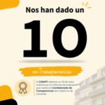El COMTF obtine un 10 en Transparencia