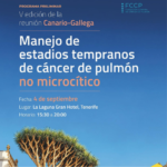 Manejo de estadios tempranos de cáncer de pulmón no microcítico. V edición de la reunión Canario-Gallega